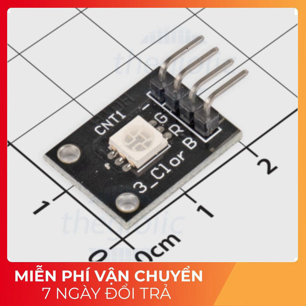 [3 Cái]- KY-009 Mạch LED RGB SMD 5VDC Cathode Chung Tech Linh Kiện