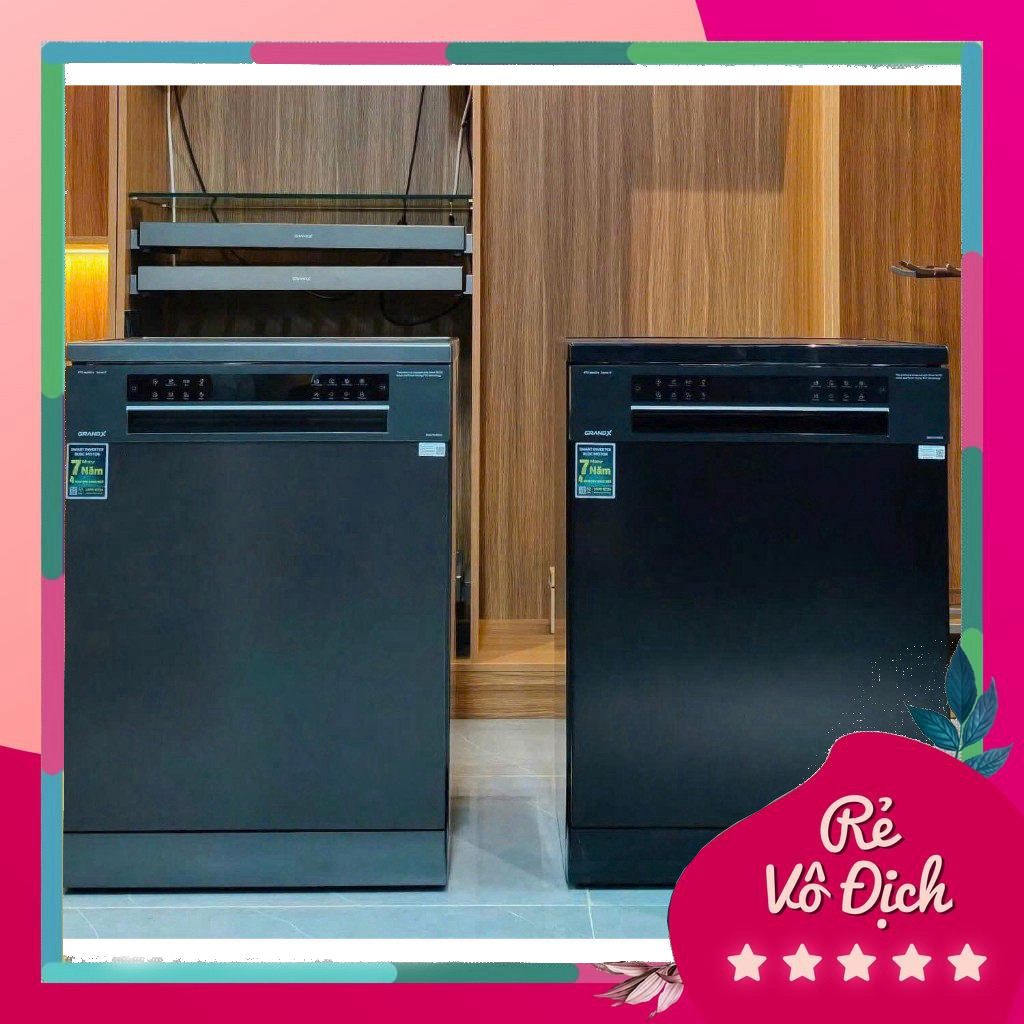 (chính hãng) Máy rửa bát GrandX SMS7GX86B / SMS7GX86G Series 7 - Rửa Sạch Sấy Khô, Tiết Kiệm Điện Nư
