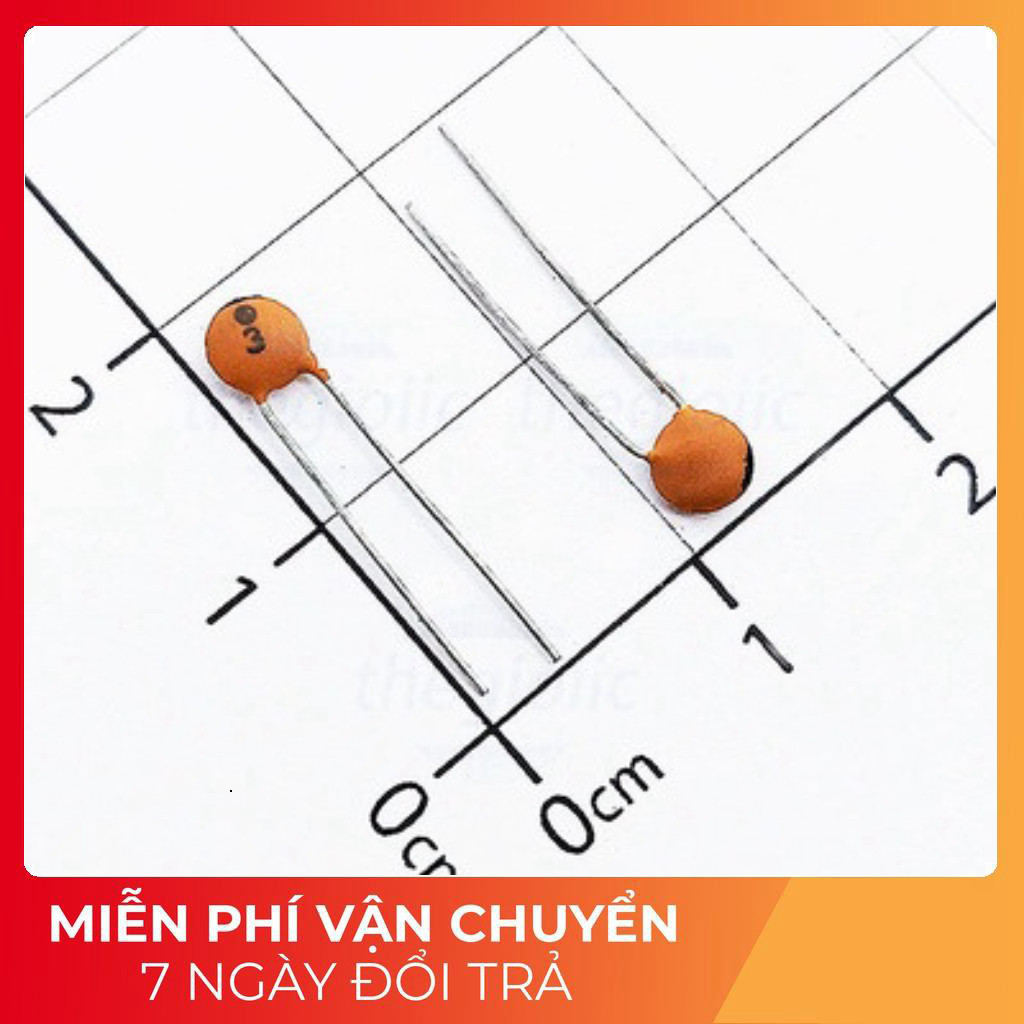 [200 Cái]- Tụ Gốm Tròn 3pF 50V Tech Linh Kiện