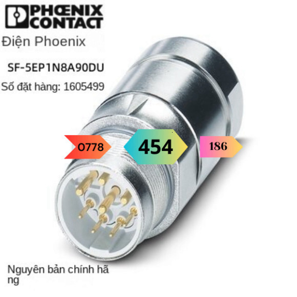 [Mới] Đầu Nối Kết Nối Phoenix Châu Âu SF-5EP1N8A90DU-1605499 ,phoenix contact