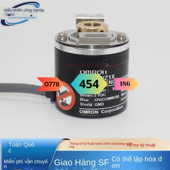 [Mới] Bộ Mã Hóa Lỗ Trục Rỗng E6H-CWZ6C Omron E6H-CWZ5B