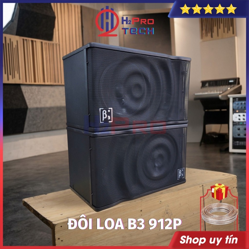 Loa Bass 25 B3 912 Nhật Bãi (Giá 2 Cái) 900W, Nguyên Zin (tặng dây), Loa Karaoke Gia Đình – H2Pro