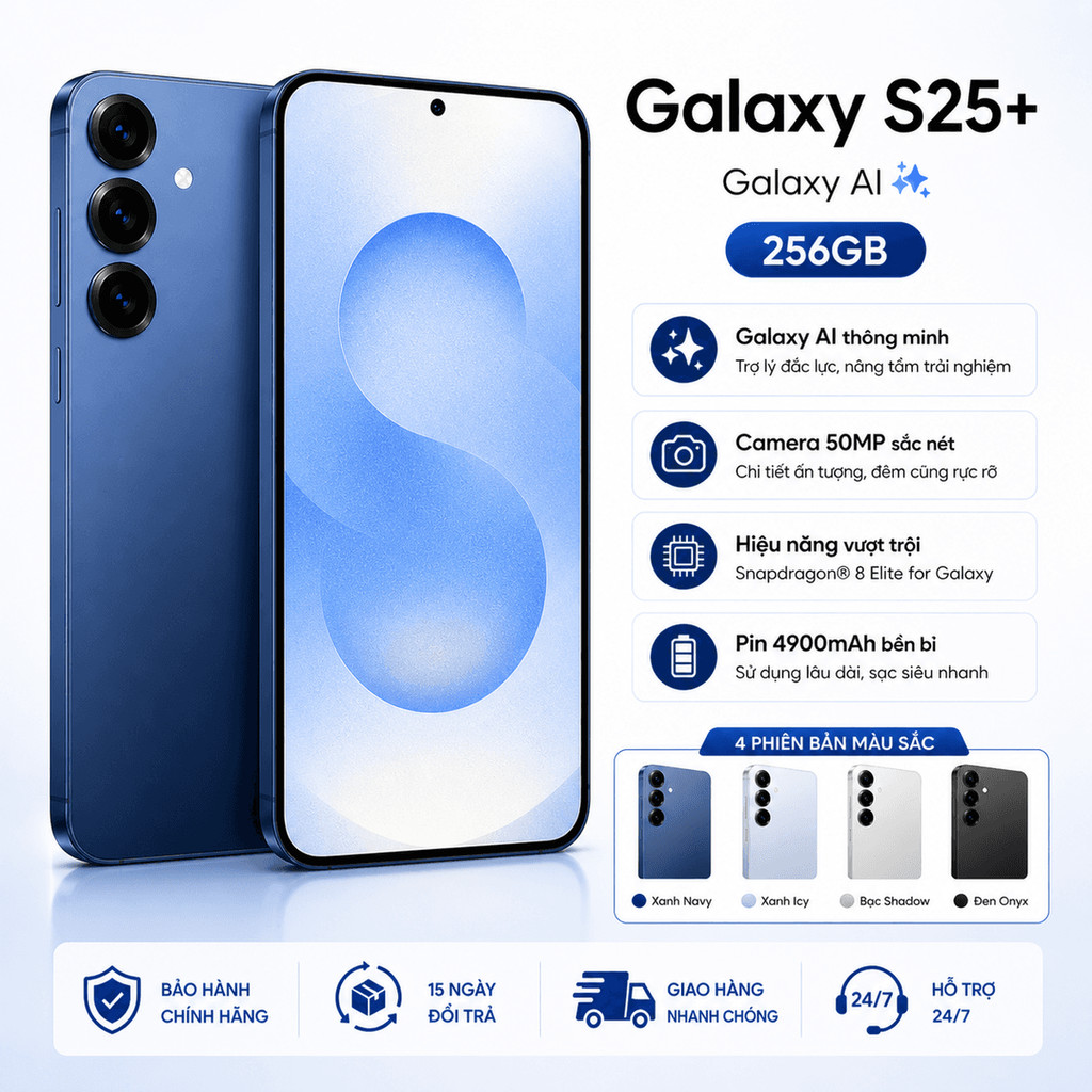 Điện thoại Samsung Galaxy S25/s25+,Hàng chính hãng (12G/256G)
