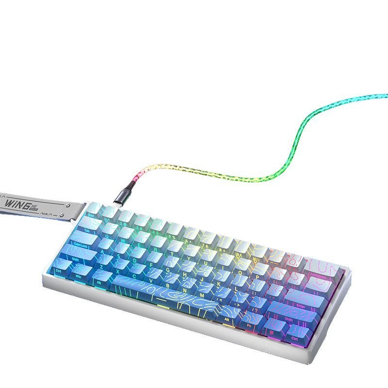 WIN60Bàn phím chơi game hiệu năng cao có dây, trục từ tính Contour FPS Bàn phím chơi game61Chìa khóa
