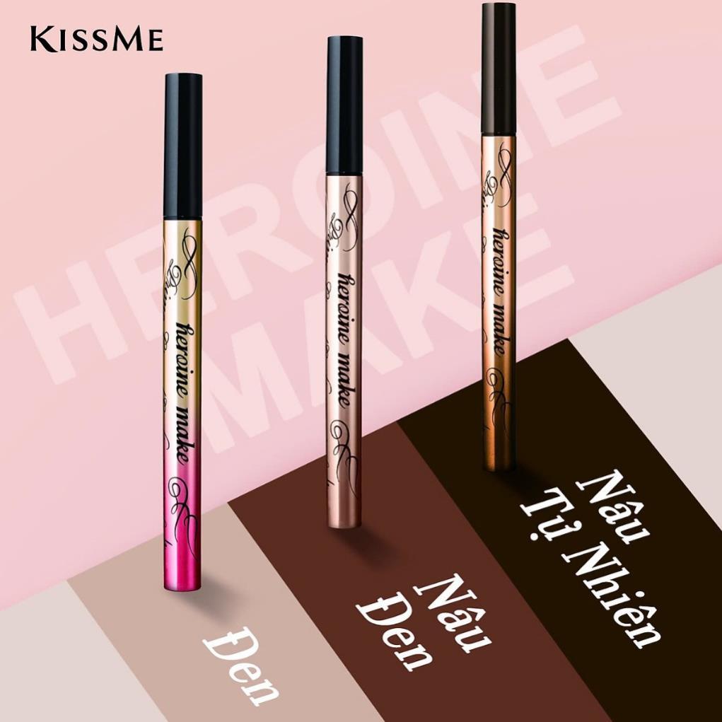 KISSME Kẻ mắt nước Heroine Make Smooth Liquid Eyeliner Super Keep