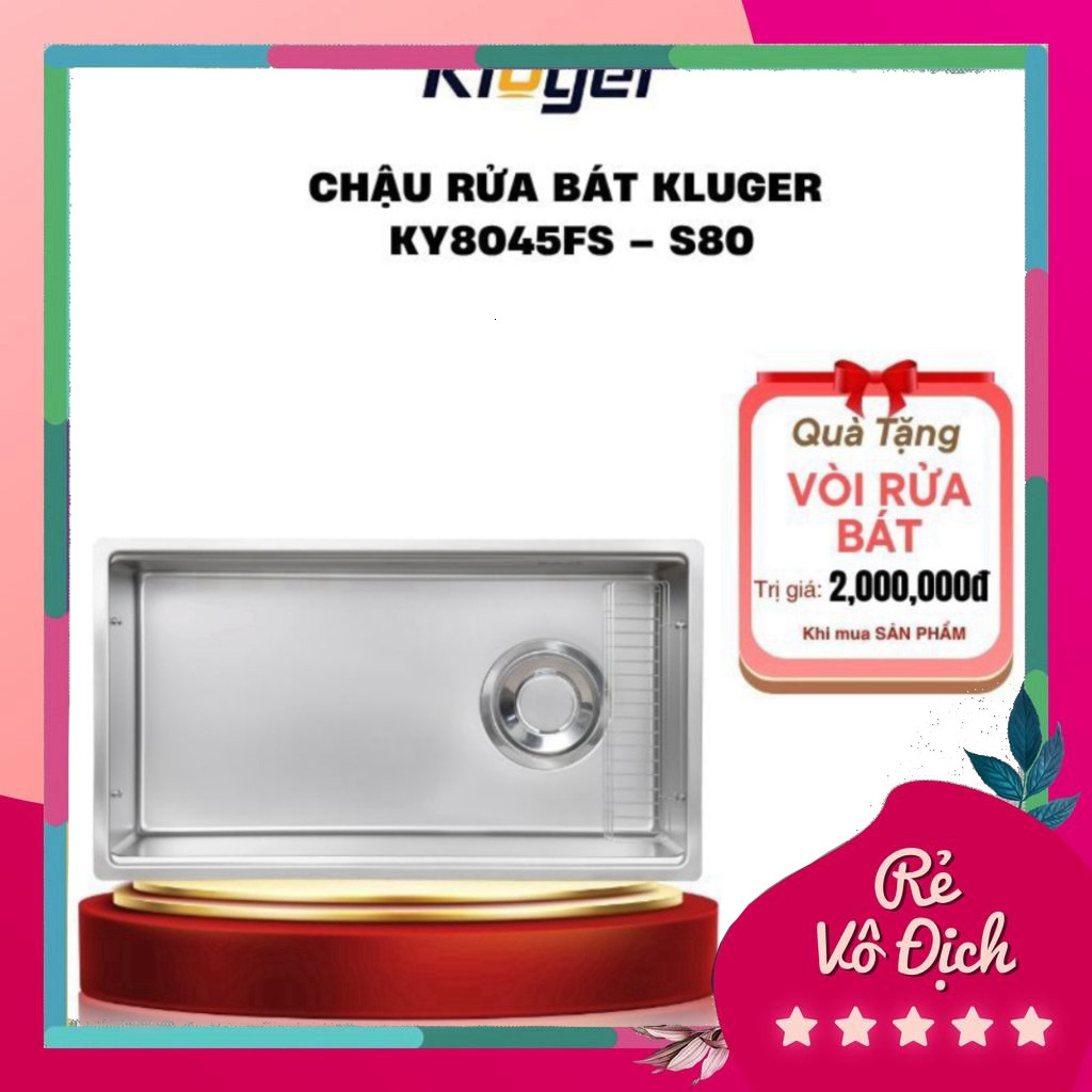 Chậu rửa bát Kluger KY8045FS – S80  TOYA Series