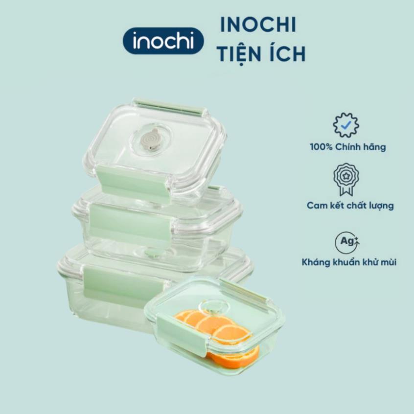 [MỚI VỀ] Hộp thuỷ tinh Nikko Valve INOCHI siêu xinh, chiu nhiệt tổt, nhiều dung tích tiện dụng