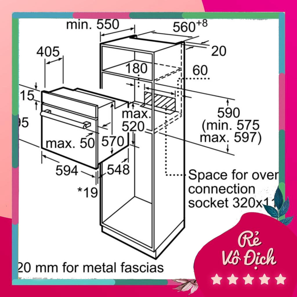 LÒ NƯỚNG ÂM TỦ BOSCH HBF134EB0K