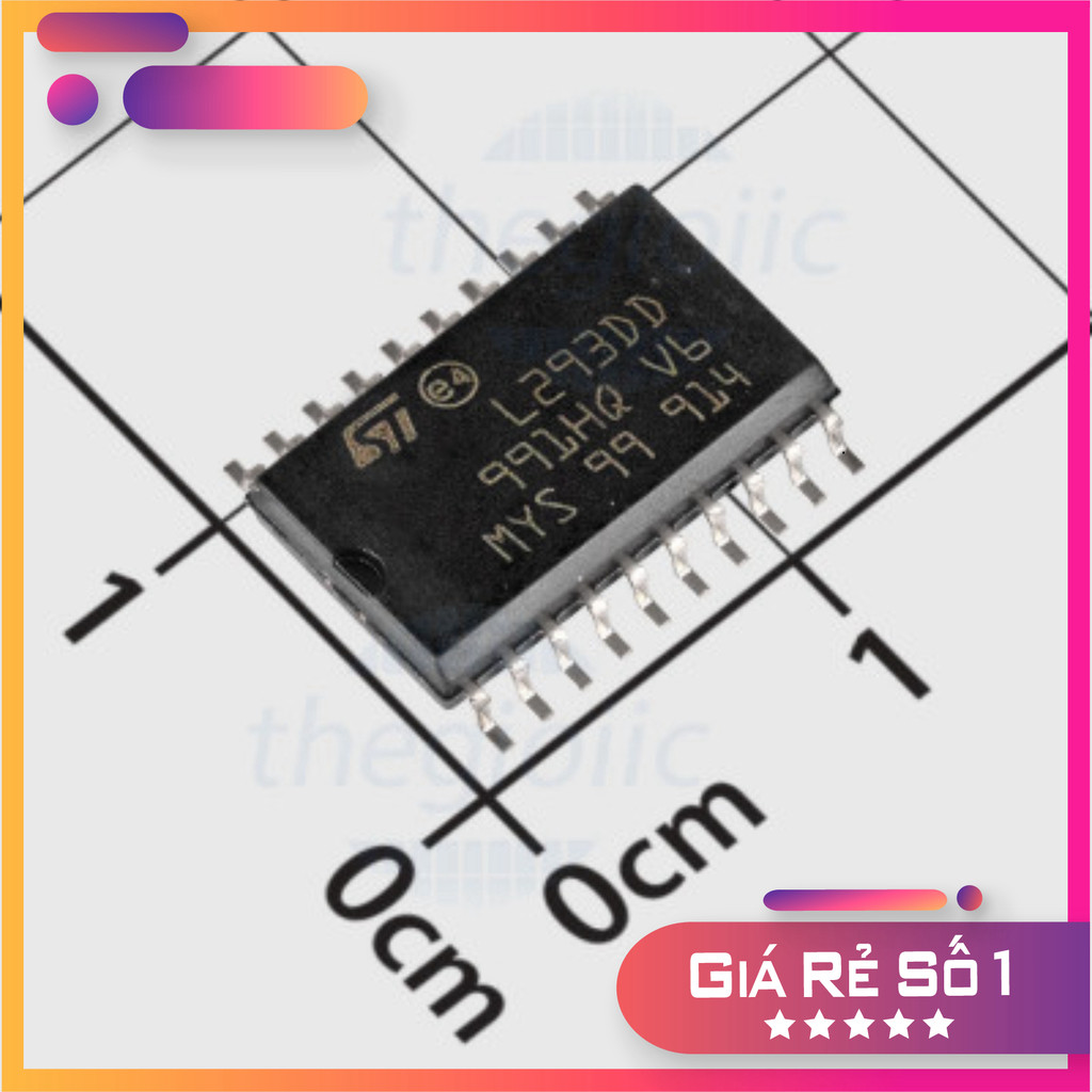 L293DD IC Điều Khiển Động Cơ Có Chổi Than 36V 600mA 20-SOIC Linh Kiện Trường Giang 86