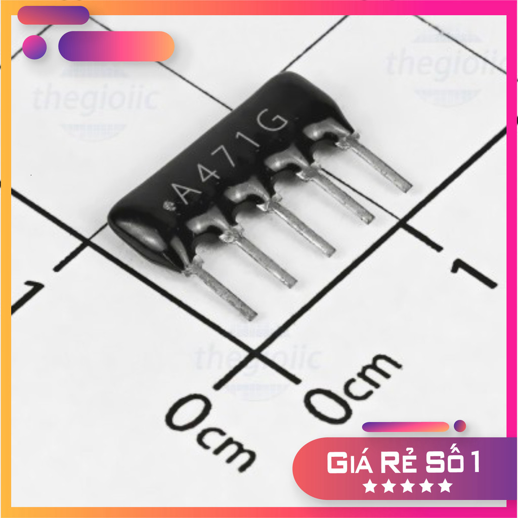 [20 Cái]- A05-471GP Điện Trở Thanh 5 Chân 470 Ohm 5% Điện Tử Thường Tín
