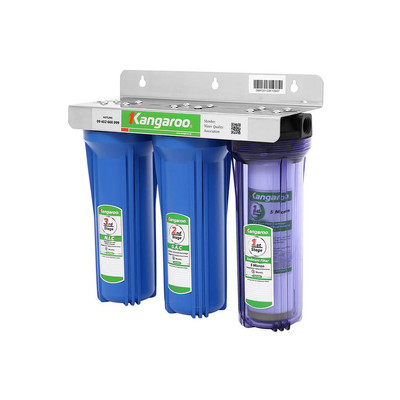 [CHÍNH HÃNG] Thiết bị lọc nước RO Kangaroo 3 lõi lọc thô 10'' KG01G3