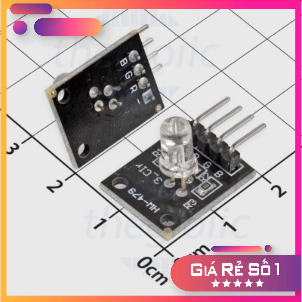 [5 Cái]- KY-016 Mạch LED RGB 5VDC Linh Kiện Trường Giang 86