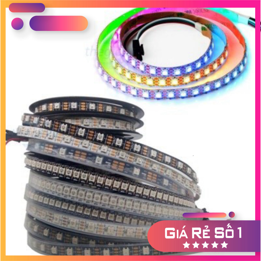 LED Dây 5050 RGB WS2812 60 LED/m 5VDC Dài 1m Điện Tử Thường Tín