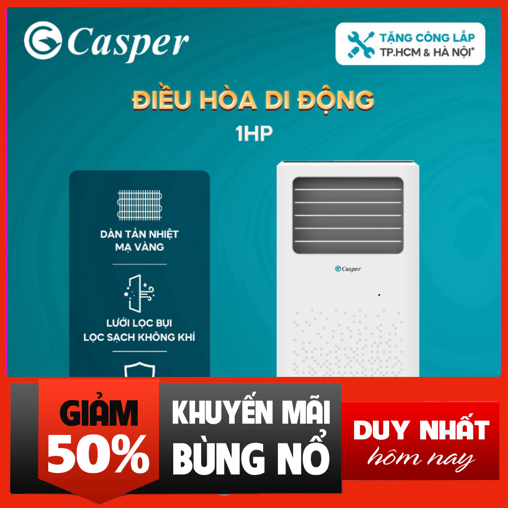 IB đặt hàng  Máy Lạnh 1HP Chính Hãng Bảo Hành 1 Chánh Casper PC-09TL33 Cao Cấp Miễn phí lắp đặt