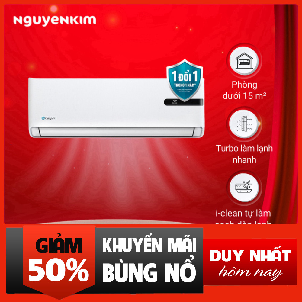 IB đặt hàng  - "Máy Lạnh Casper 1 HP Inverter GC-09IB36 - Miễn Phí Lắp Đặt & Giao Hàng" . Miễn phí l