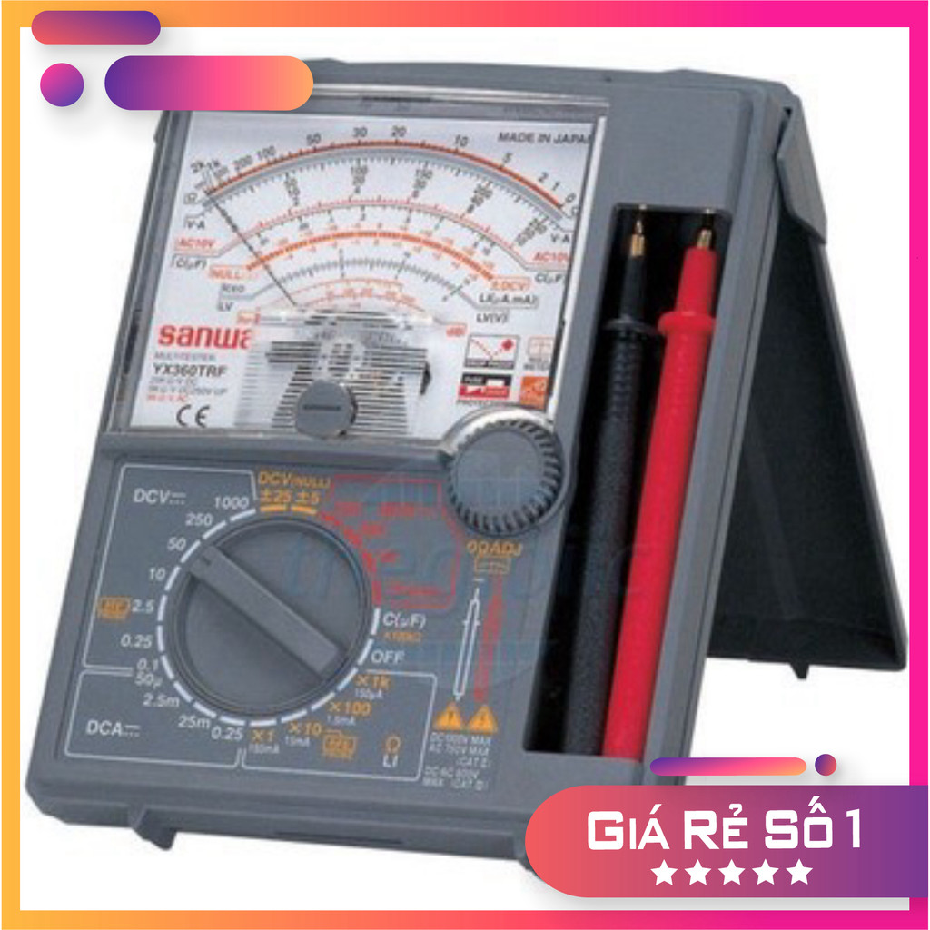 Sanwa YX360TRF Đồng Hồ Đo Hiển Thị Kim Japan Điện Tử Thường Tín
