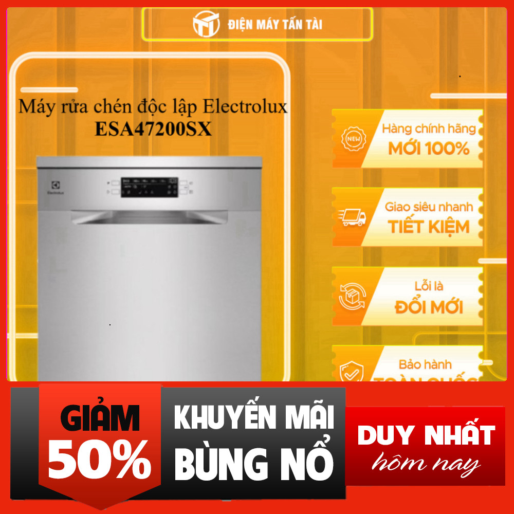 IB đặt hàng  Máy Rửa Chén Độc Lập Electrolux ESA47200SX Cao Cấp Bảo Hành Chính Hãng Miễn phí lắp đặt