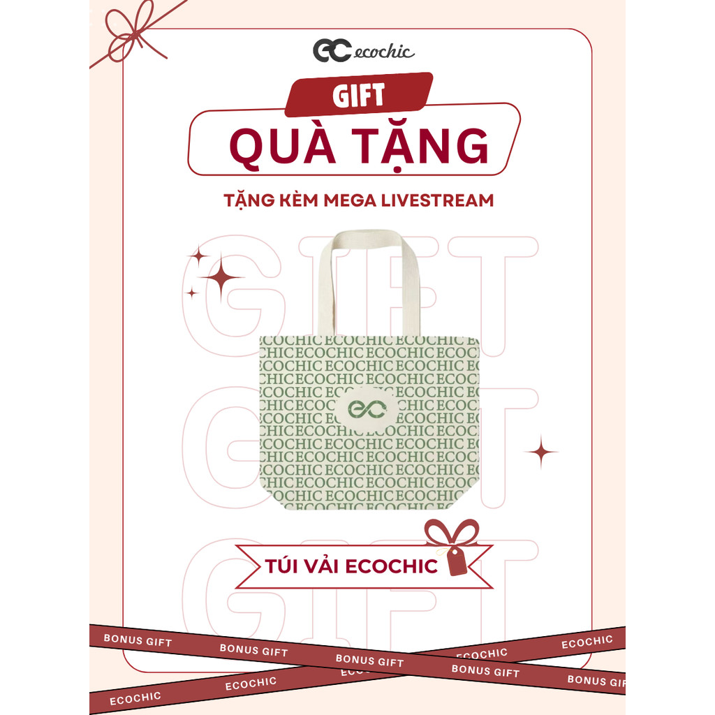 Túi vải Ecochic Thiết Kế Riêng In Logo (Quà Tặng)
