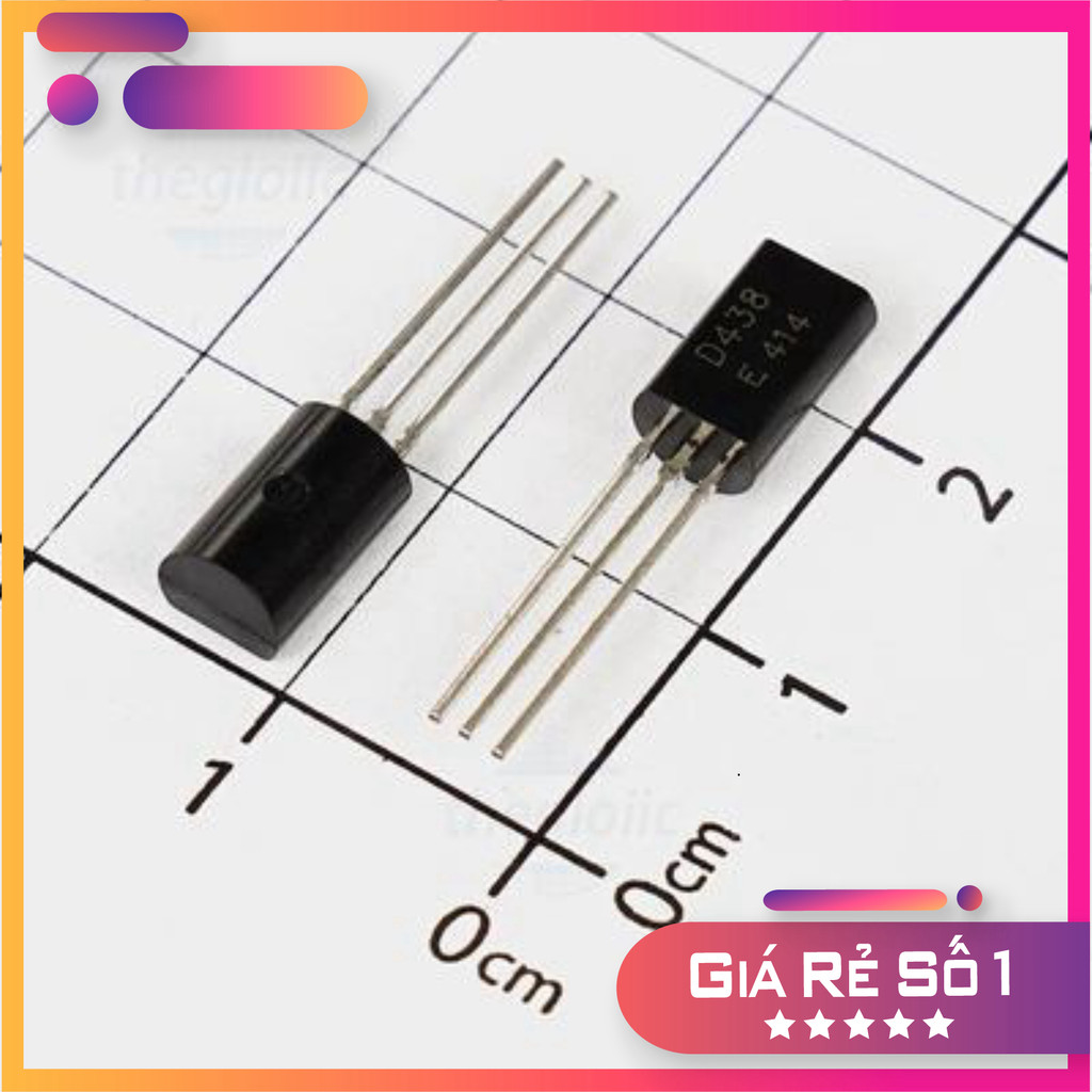 [5 Cái]- D438 Transistor NPN 80V 0.7A 3 Chân TO-92 Điện Tử Thường Tín