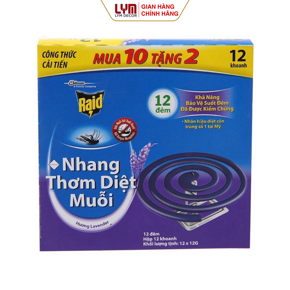 nhang đuổi muỗi/ hương đuổi muỗi raid