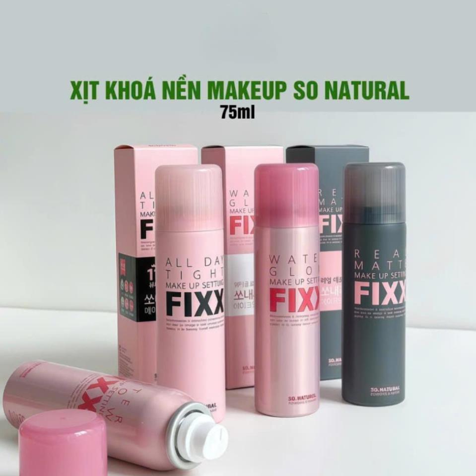 (120ml) Xịt Khóa Makeup Fixx So Natural, Xịt Fixx giữ lớp make up