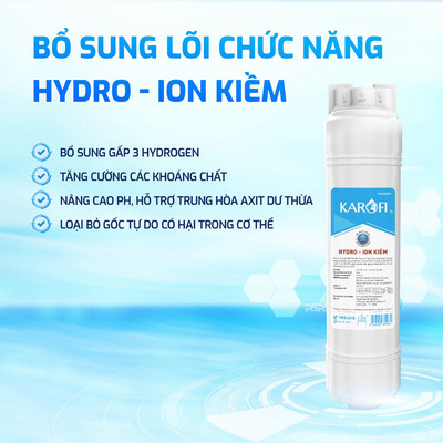 [CHÍNH HÃNG] Máy lọc nước NÓNG NGUỘI 11 lõi Karofi KAH-D18 - Gấp 3 Hydro-Ion-Kiềm