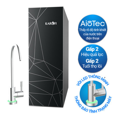 [CHÍNH HÃNG] Máy lọc nước Karofi KAQ-U99 - Hệ 10 lõi lọc smax - Vòi Led thông minh