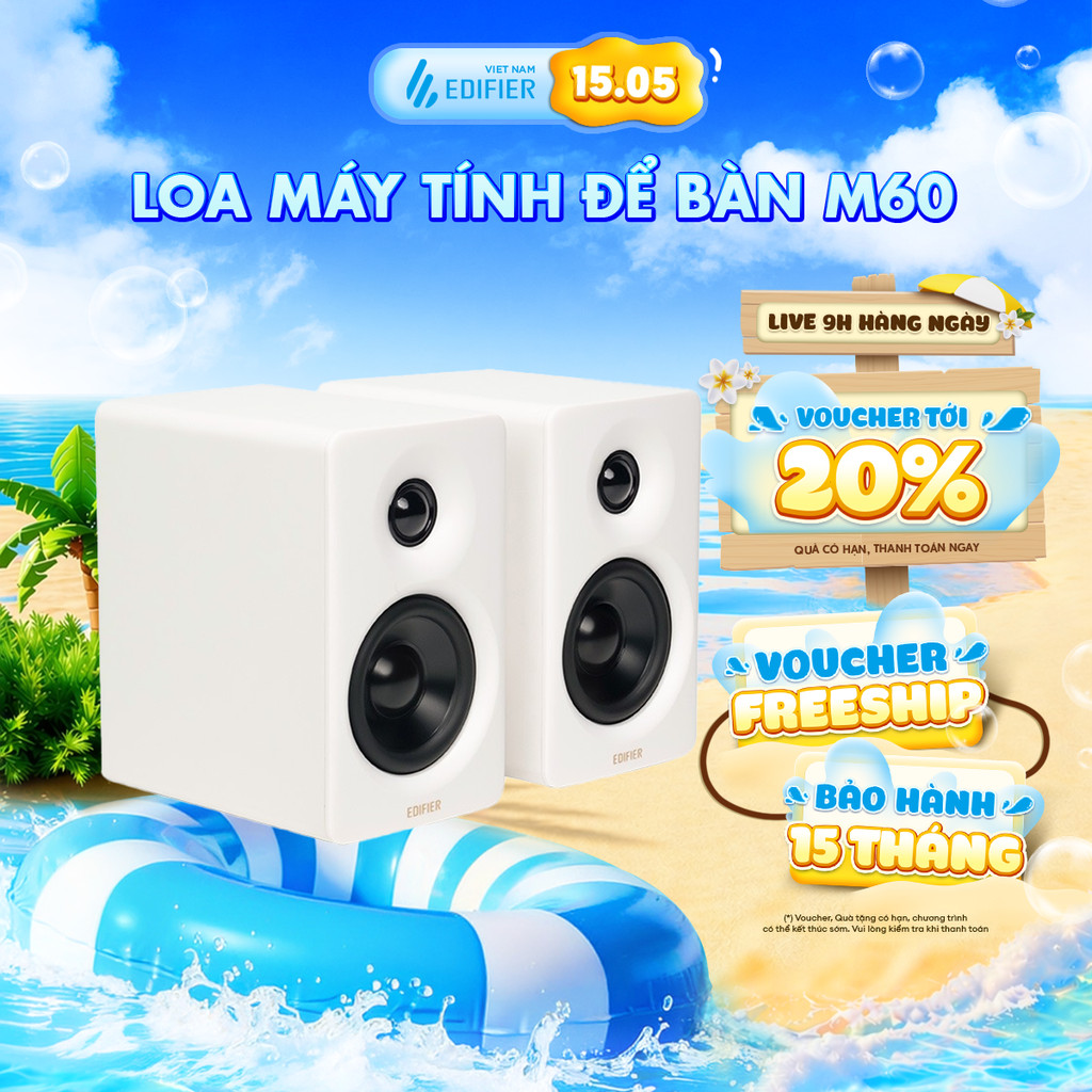 Loa Máy Tính Để Bàn EDIFIER M60 | Công suất 66W | Thiết Kế Nhỏ Gọn | Chạm Điều Khiển | Bảo Hành 15 T