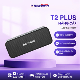 Loa bluetooth tronsmart t2 plus/ t2 mini v5.3 | công suất 20w | 24h chơi nhạc | hỗ trợ thẻ nhớ | bảo hành 12 tháng