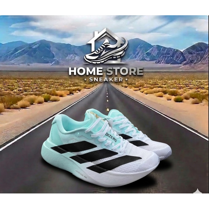 HOME SNEAKER -   Giày Adidas Adizero EVO SL 'White Mint'