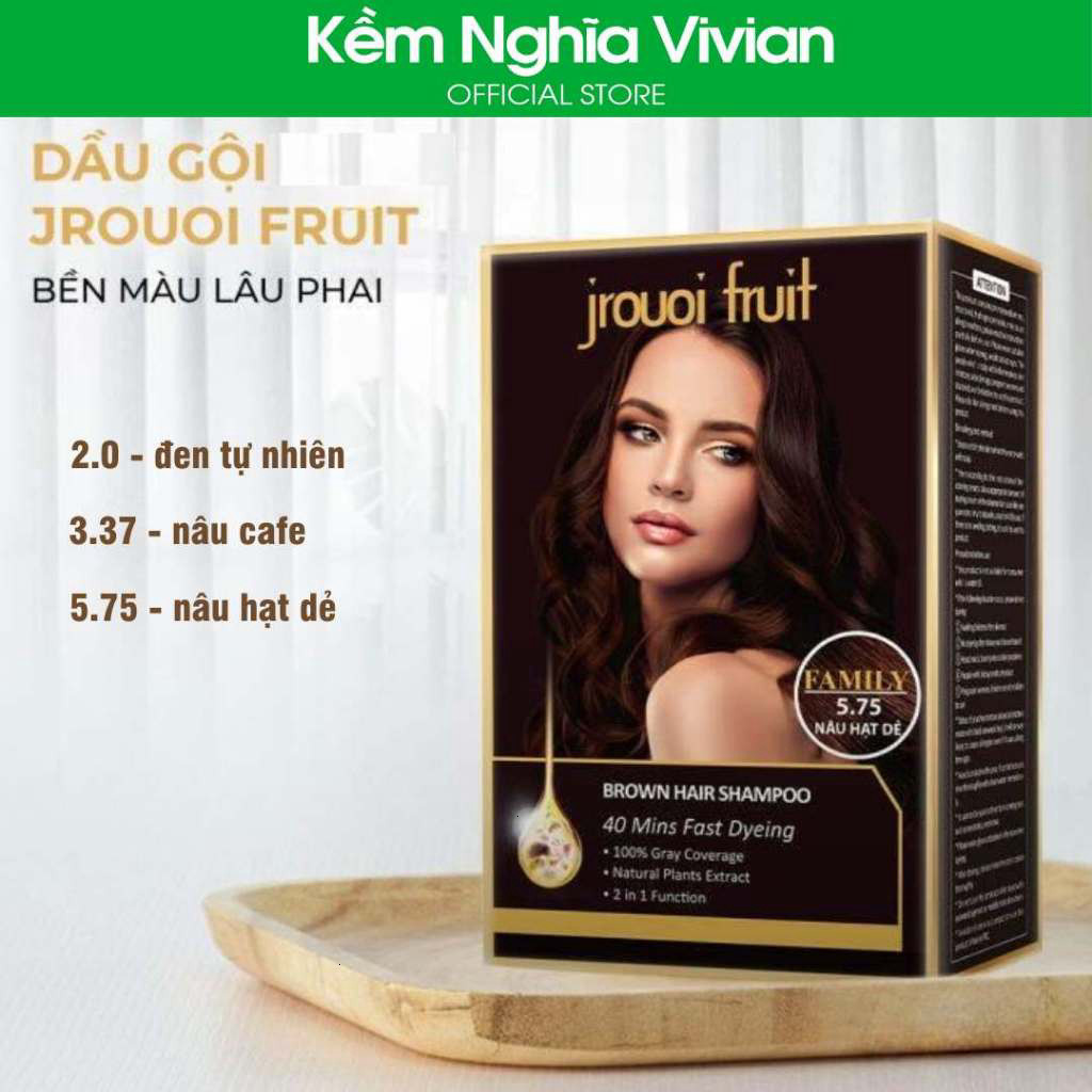 Dầu gội nhuộm Jrouoi fruit (MP8410 MP8411 MP8412)