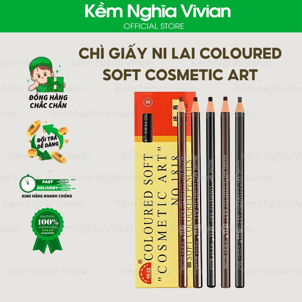 Chì giấy Ni Lai Coloured Soft Cosmetic Art (MP7112 - MP7114)