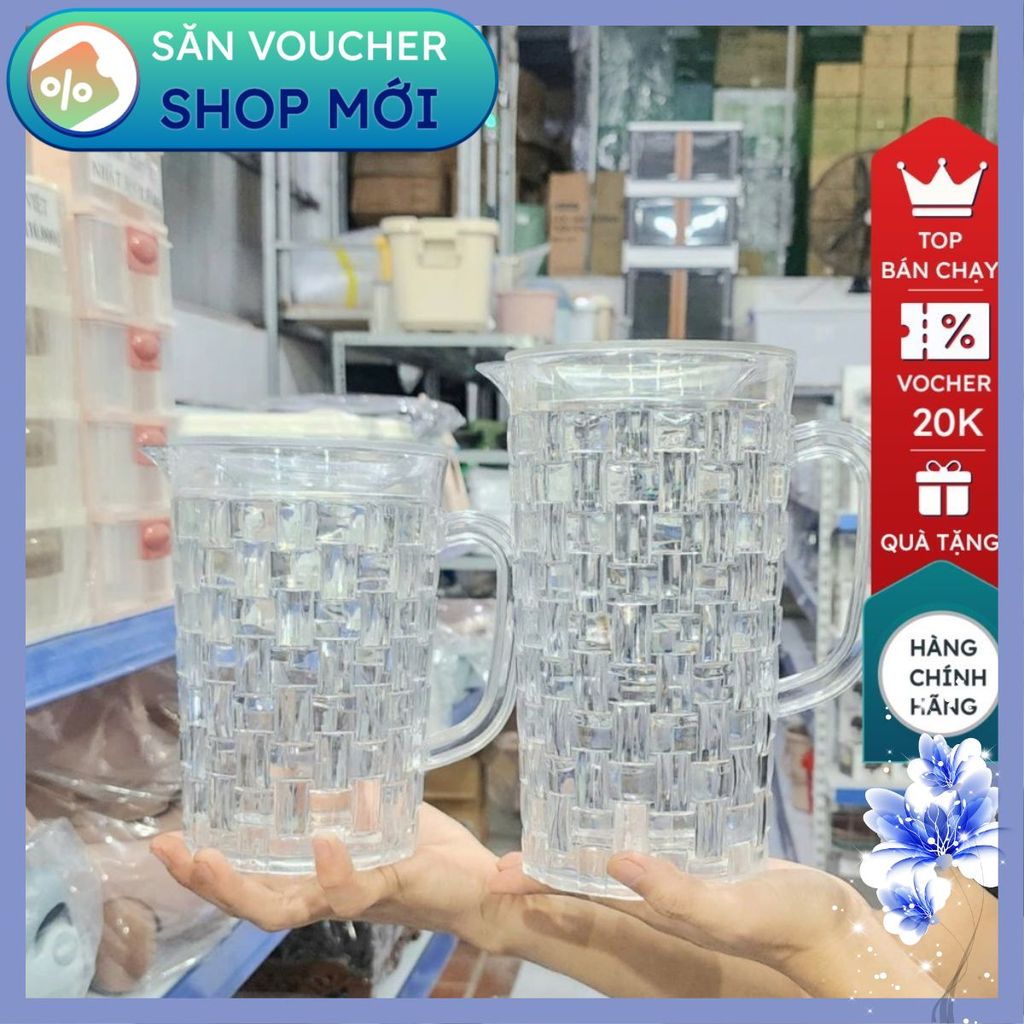 Giao hàng tận nơi Ca đựng nước 1,5l/ 2L , ca đựng nước giá tốt nhất thị trường