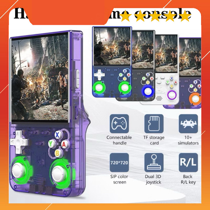 [HỎA TỐC] máy chơi game r36 Ultra - phiên bản nâng cấp r36s có wifi và led - đã cài sẵn 20k game