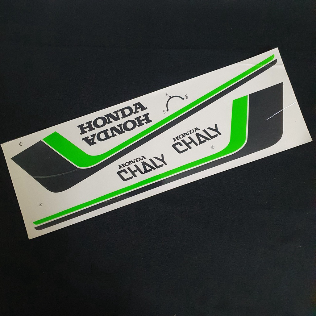 BỘ TEM DÁN XE HONDA CHALY HÀNG NHƯ ZIN - TEM CHÌM