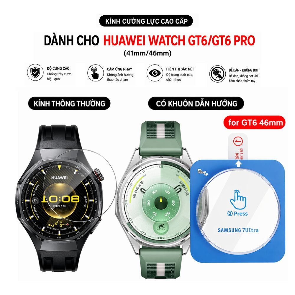 Kính cường lực dành cho Huawei Watch GT6,GT6 Pro (46mm/41mm)