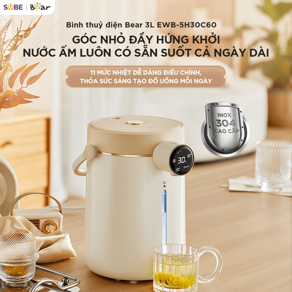 Bình Thủy Điện BEAR EWB-5H30C60 3L