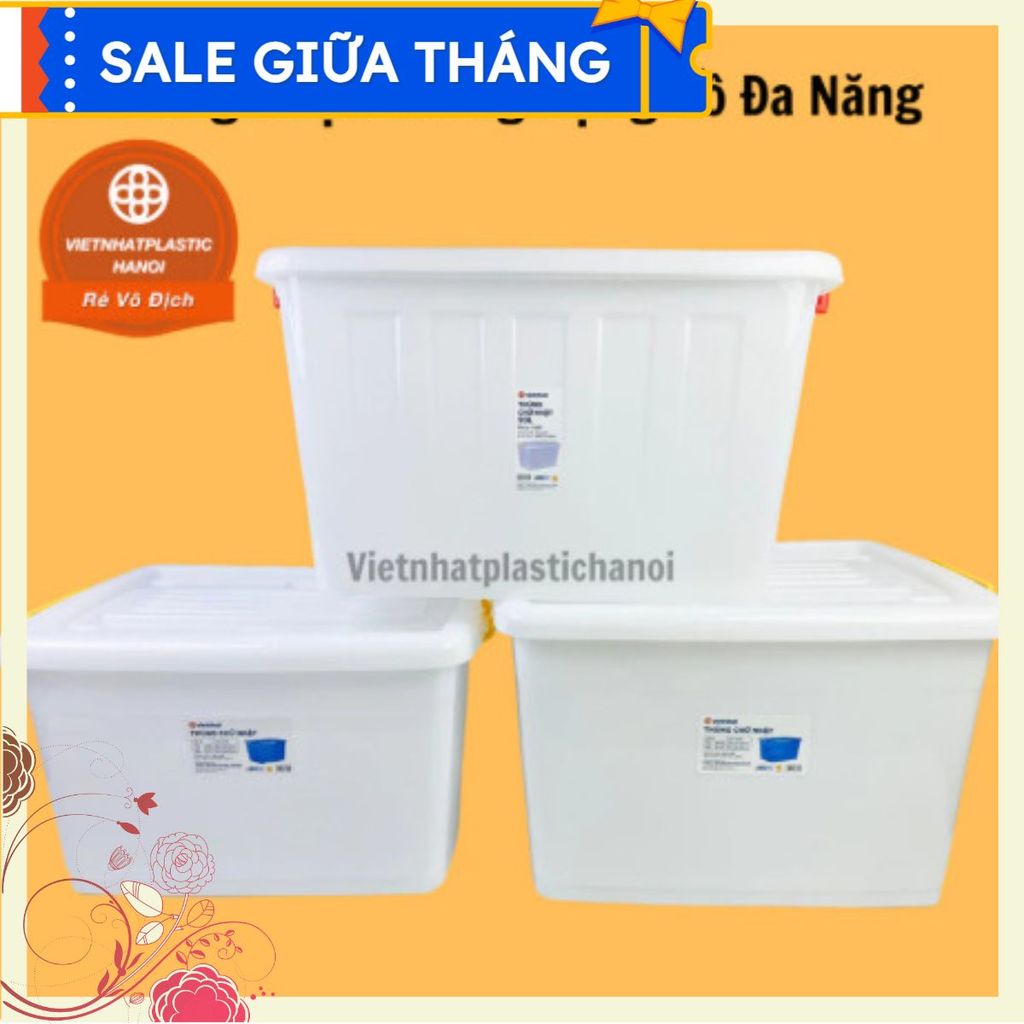 Đúng hàng đúng chất lượng combo 5 thùng 30L việt nhậtTHÙNG NHỰA Chữ tín quý hơn vàng