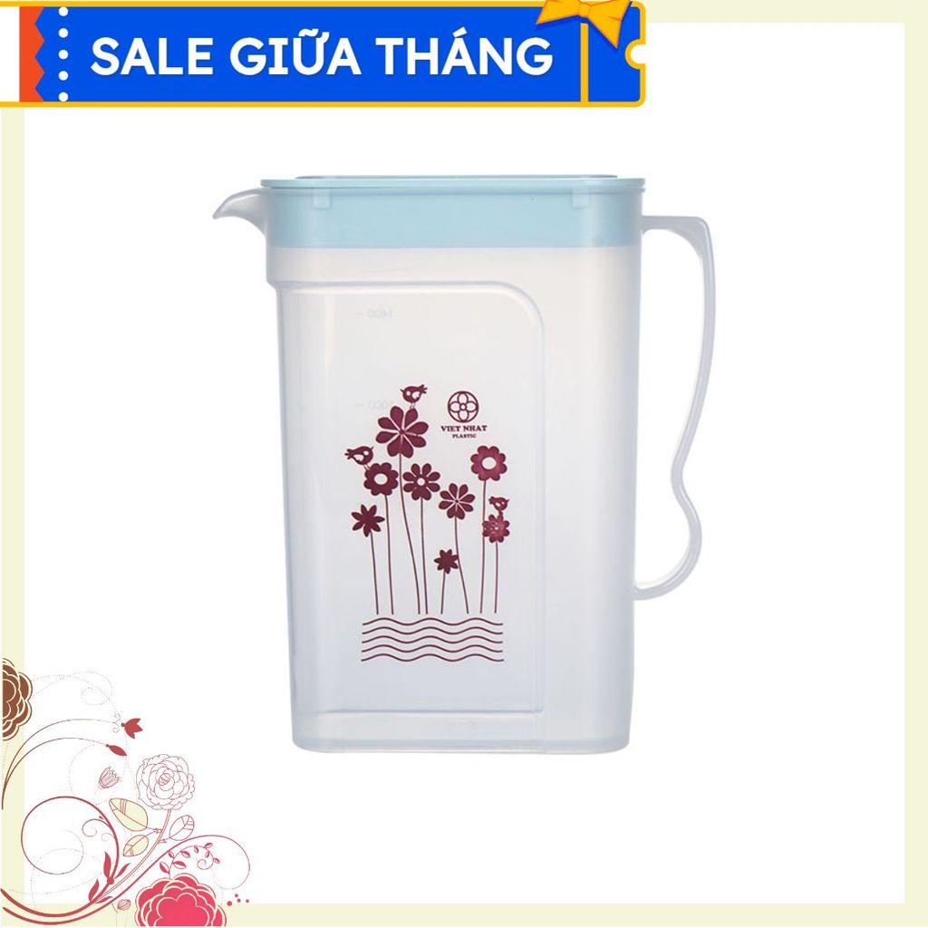 Đúng hàng đúng chất lượng Ca Nhựa Vuông bình đựng nước 1.8 lít 6082 Chữ tín quý hơn vàng