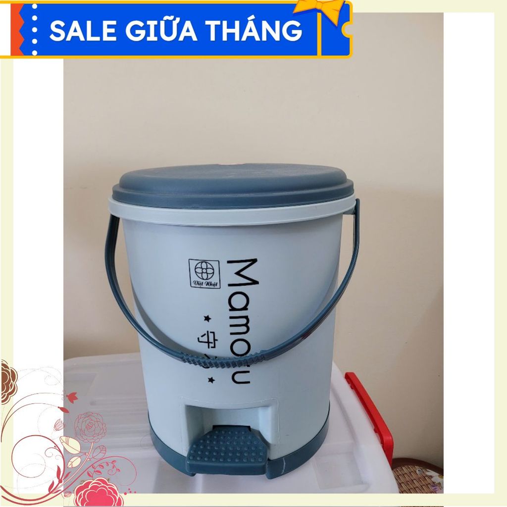 Đúng hàng đúng chất lượng Thùng rác tròn đạp -Bật rác 5,10,8.5L Chữ tín quý hơn vàng