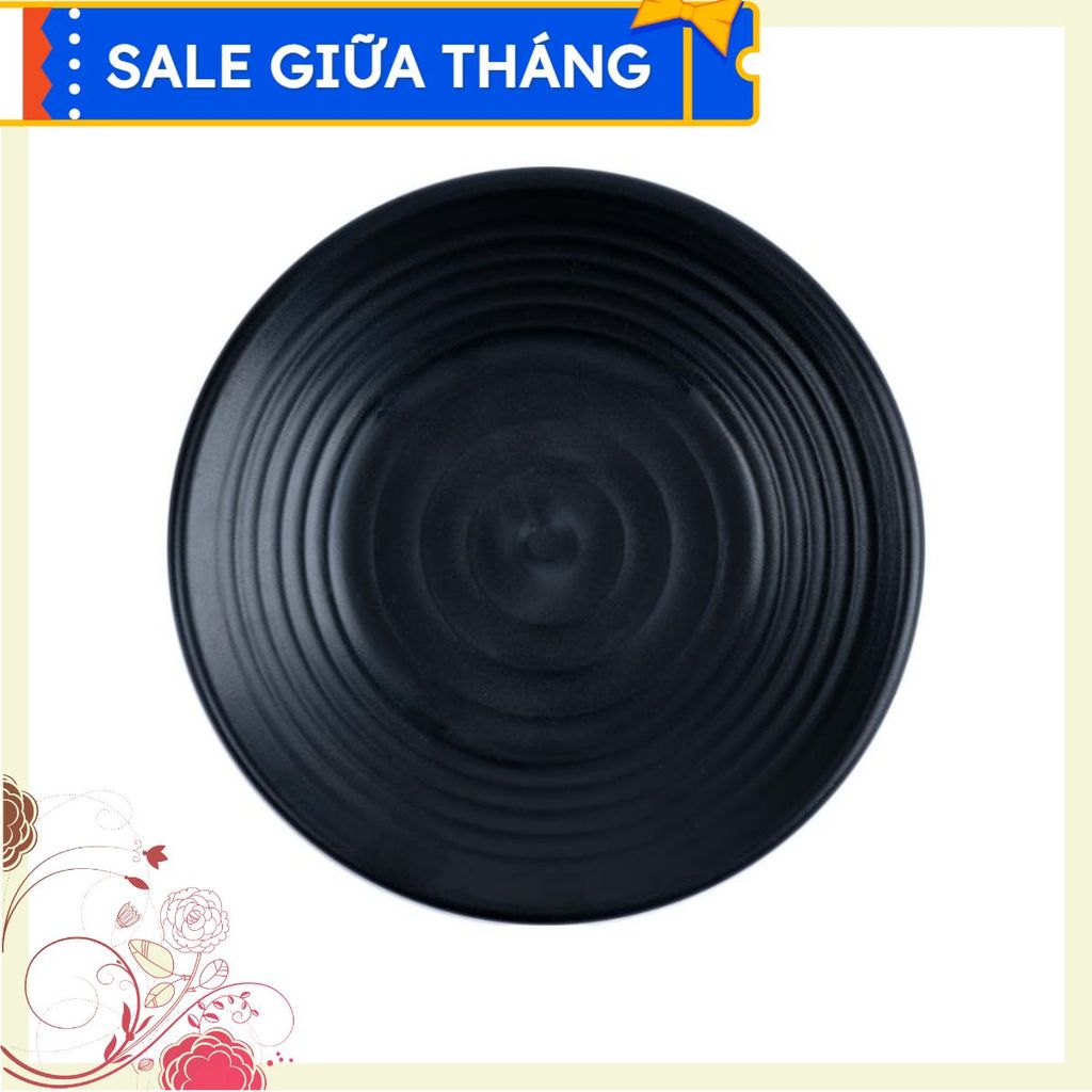 Đúng hàng đúng chất lượng Set 5 đĩa nhựa tròn thái nhám ( MÀU ĐEN ) Chữ tín quý hơn vàng