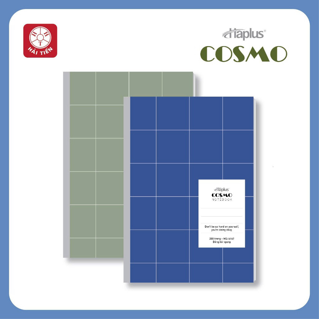 Vở kẻ ngang Hải Tiến B5 Haplus COSMO 80/120 trang B5