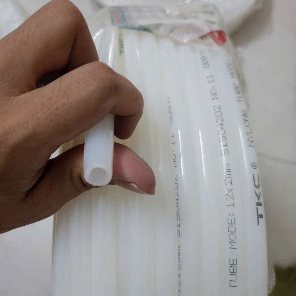 1m Ống Nylon PA6 ống dầu PA6 chịu dầu bôi trơn chịu áp lực cao 4.5 MPa nhiệt độ 120 độ C