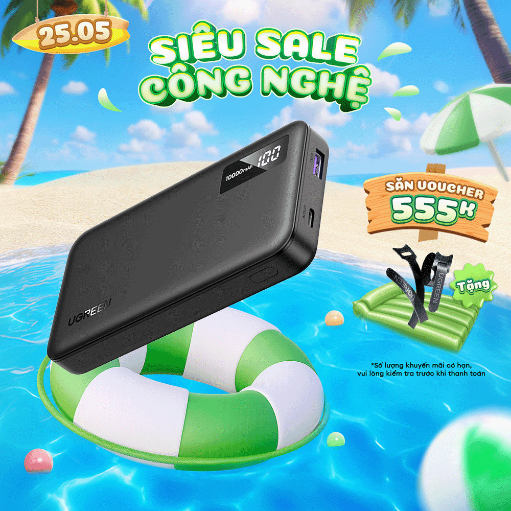 Pin sạc dự phòng 10000mAh/20000mAh Ugreen | Sạc nhanh 2 chiều 20W/30W | Chính hãng BH 18 tháng 1 đổi 1 | 25742 25683