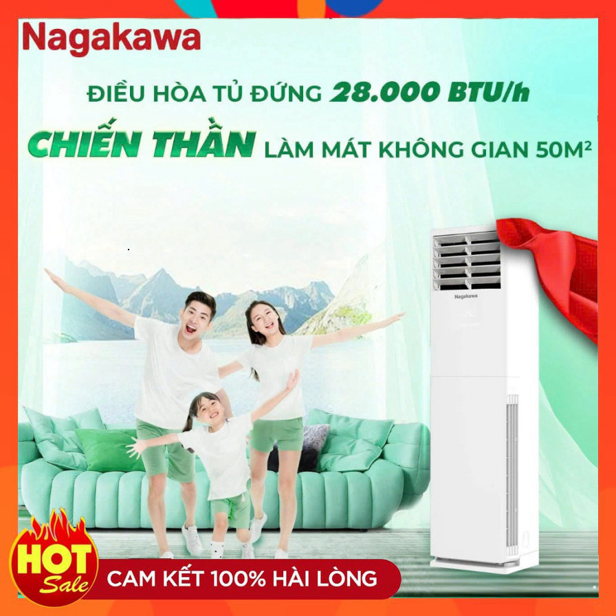 ib nhận mã giảm_ Máy lạnh tủ đứng Nagakawa 3 HP NPC28R1K58 (Miễn phí giao tại HCMngoài tỉnh liên hệ 