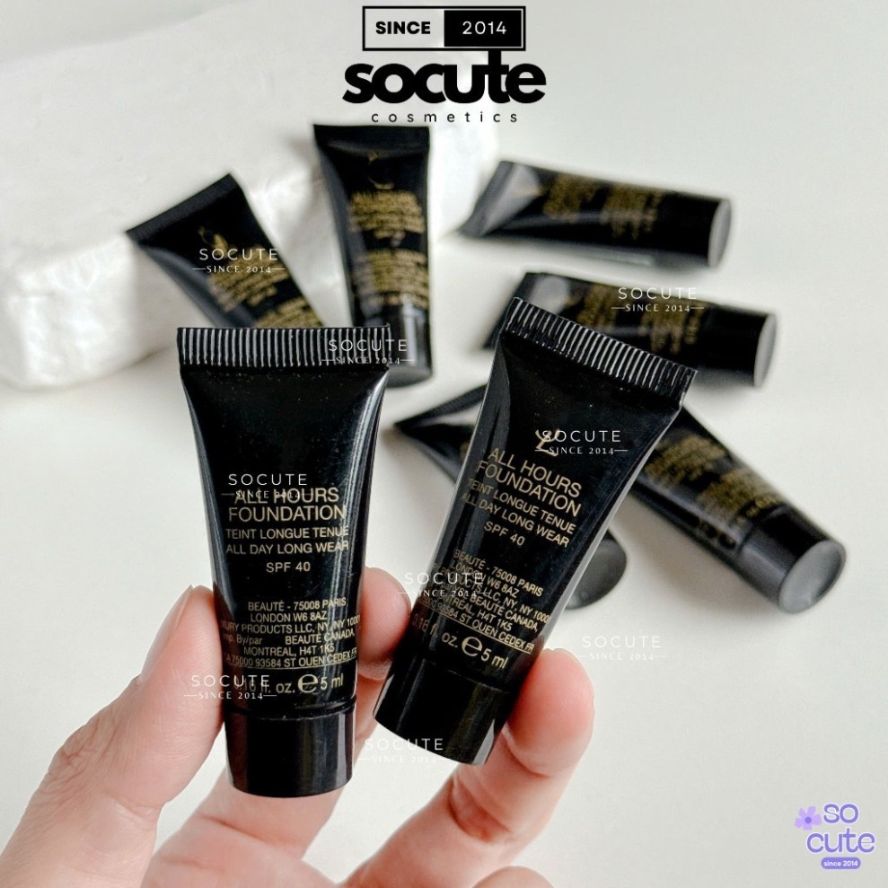 Kem nền All Hours Foundation Mini 5ml Màu LW1