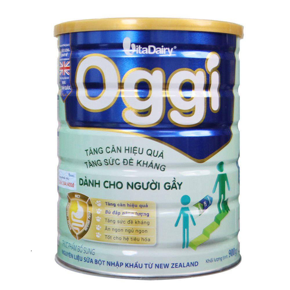 Sữa OGGI Tăng Cân 900g – Năng Lượng Cao, Dễ Hấp Thu, Tăng Cân Khỏe Mạnh & Cải Thiện Cho Người Gầy