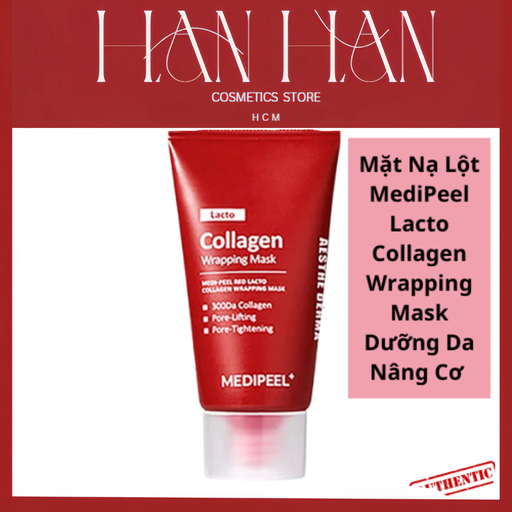 [Chính Hãng] Mặt Nạ Lột MediPeel Lacto Collagen Wrapping Mask Lột MediPeel Dưỡng Da Nâng Cơ