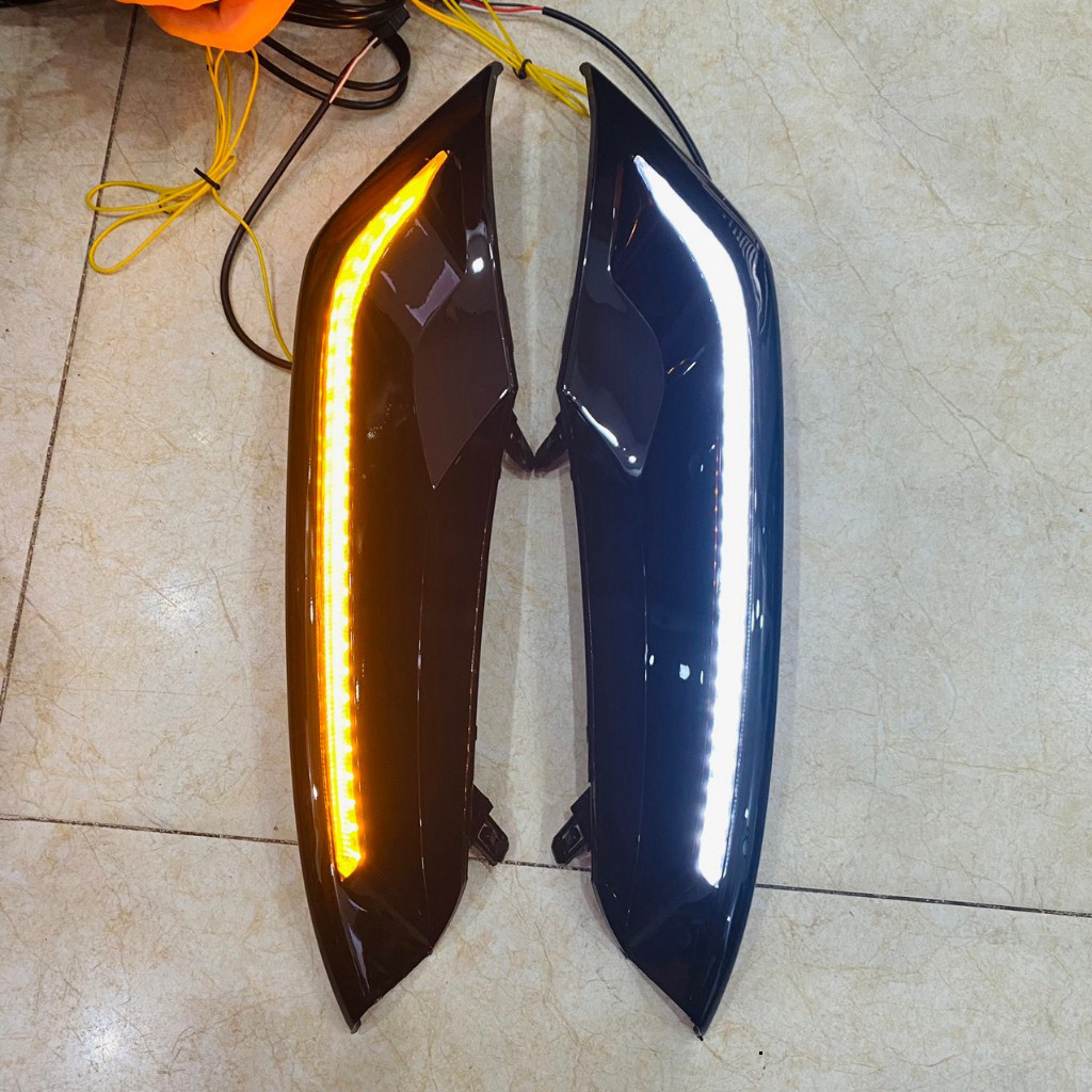 Led gầm trước xe Mazda 3 2020 2021 2022 2023 2024 - led cản trước 2 chế độ daylight và xinhan vàng đ