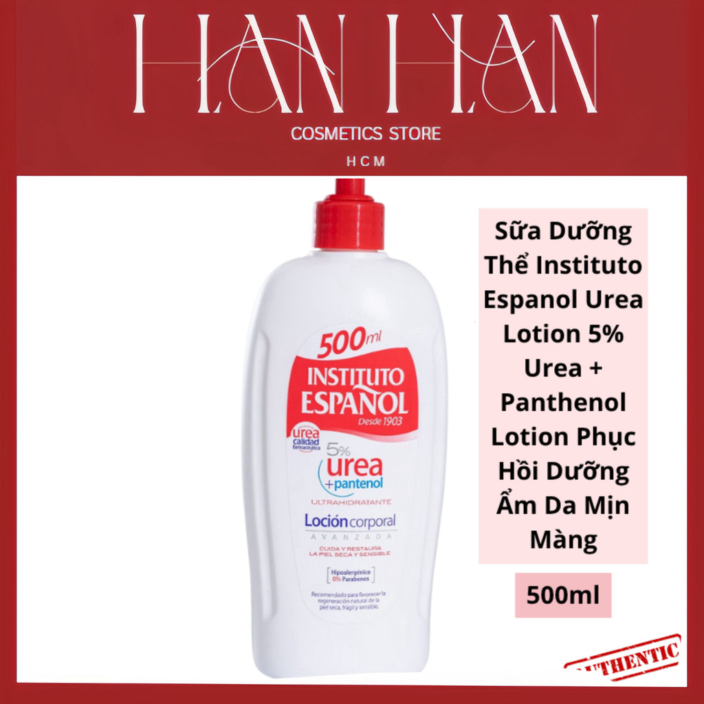 [Chính Hãng] Sữa Dưỡng Thể Instituto Espanol 5% urea + pantenol Body Lotion Phục Hồi Mềm Mịn cho Da 